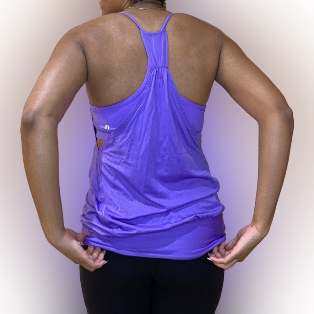 Lululemon Purple Built In Bra Tank Size: S